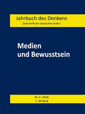 cover image of Medien und Bewusstsein